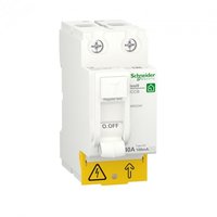 Дифференциальное реле (УЗО) 2 пол. 40А 100mA AC "SCHNEIDER Resi9" R9R52240