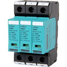 УЗІП e.POI.3 280V/12,5kA клас I+II+III, 3 полюси "E.NEXT" 81.003