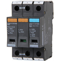 Комбінований УЗДП e.POmI.1+1 LCF 50/25, клас I+II+III, 1 полюс + N-PE, моноблок "E.NEXT" 81.150