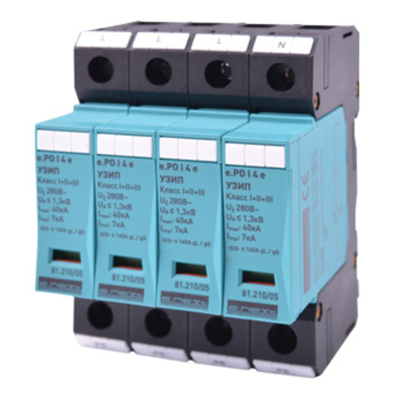 УЗИП e.PO I 4 e 280V/7kA класс I+II+III, 4 полюса "E.NEXT" 81.210/05