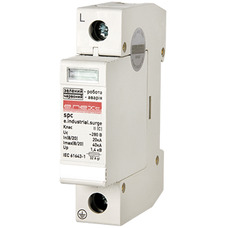 Розрядник перенапруги e.industrial.surge.spc.s.20.385.1, клас С, 1р, 385В "E.NEXT" i0340005