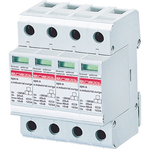 Розрядник перенапруги e.industrial.surge.spc.s.3.1, клас С, 3р+1р "E.NEXT" i0340009