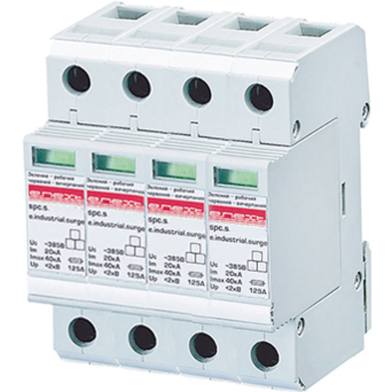 Разрядник перенапряжения e.industrial.surge.spc.s.3.1, класс С, 3р+1р "E.NEXT" i0340009