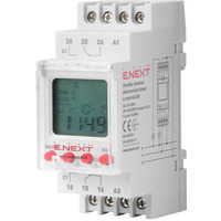 Реле часу електронне тижневе двоканальне e.control.t09 "E.NEXT" i0310012