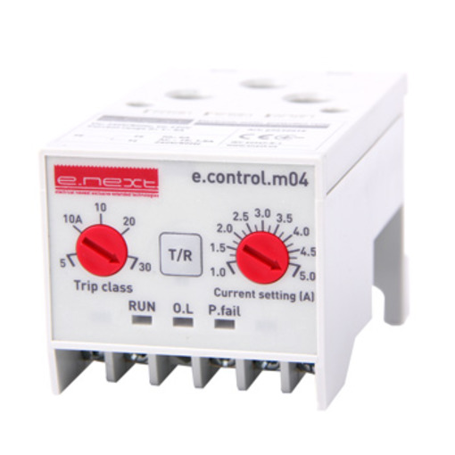 Реле захисту двигуна e.control.m04, 1-5А "E.NEXT" p0690018