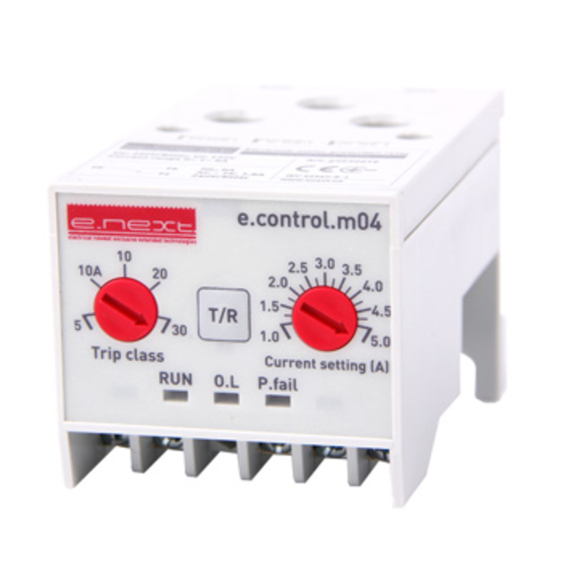 Реле защиты двигателя e.control.m04, 1-5А "E.NEXT" p0690018