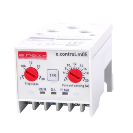 Реле захисту двигуна e.control.m05, 4-20А "E.NEXT" p0690019