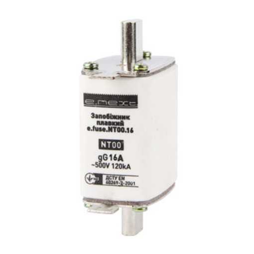 Запобіжник плавкий e.fuse.NT00.10, габарит 00, 10А "E.NEXT" i0760078