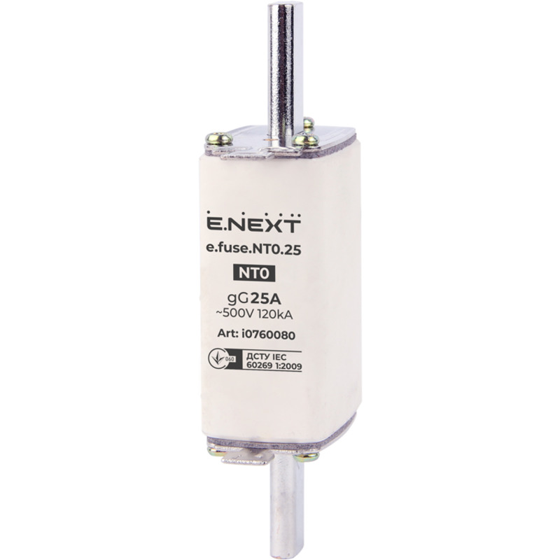 Предохранитель плавкий e.fuse.NT0.25, габарит 0, 25А "E.NEXT" i0760080