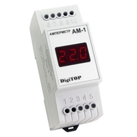 Амперметр Aм-1 (внешний ТТ) DIN "DigiTOP"