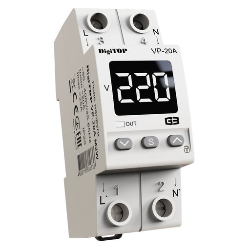 Реле напруги VP-20A M2W DIN "DigiTOP"