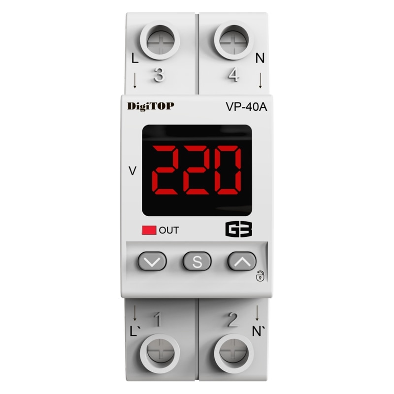 Реле напруги VP-40A M2R DIN "DigiTOP"