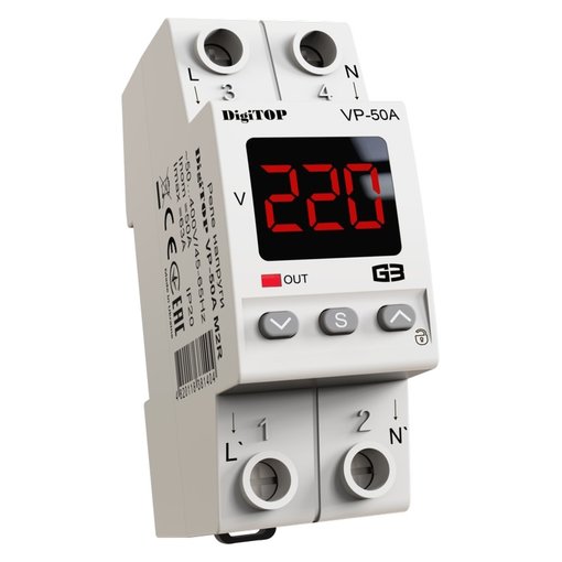 Реле напруги VP-50A M2R DIN "DigiTOP"