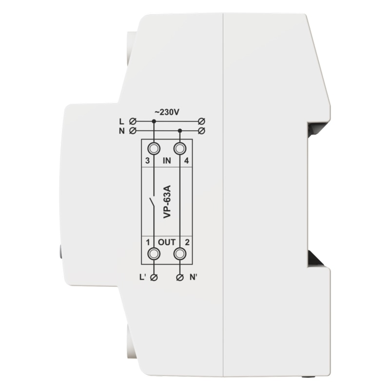 Реле напруги VP-63A M2W DIN "DigiTOP"