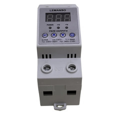 Реле напруги з термозахистом 40A "Щит" гарантія 5 років "LEMANSO" LM31515-40A