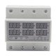 Реле напруги 3 фазне 63A "Щит" гарантія 2 роки "LEMANSO"  LM31542-63А