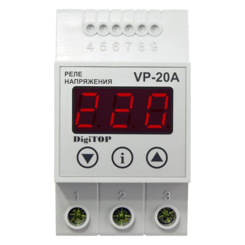 Реле напряжения Vp-20A DIN "DigiTOP"