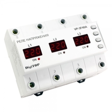 Реле напруги Vp-3F 40A "DigiTOP"