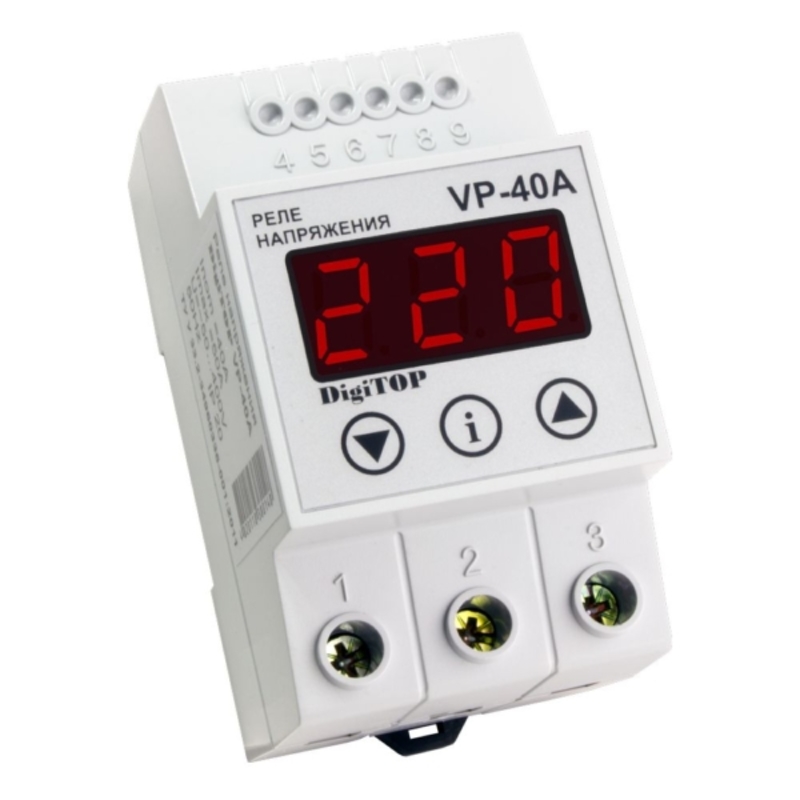 Реле напряжения Vp-40A DIN "DigiTOP"