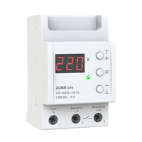 Реле напряжения 16 А (max 20 А), 3 500 ВА "ZUBR" D16