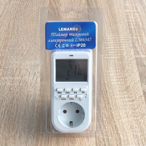 Таймер електронний "LEMANSO" LM6347