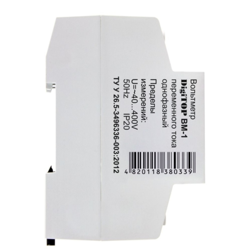 Вольтметр действующего значения переменного тока Вм-1 однофазный DIN "DigiTOP"