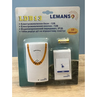 Бездротовий дзвінок на батарейках 12V "LEMANSO" LDB13