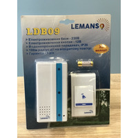 Звонок беспроводной в розетку 230V "LEMANSO" LDB09