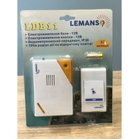 Бездротовий дзвінок на батарейках 12V "LEMANSO" LDB11