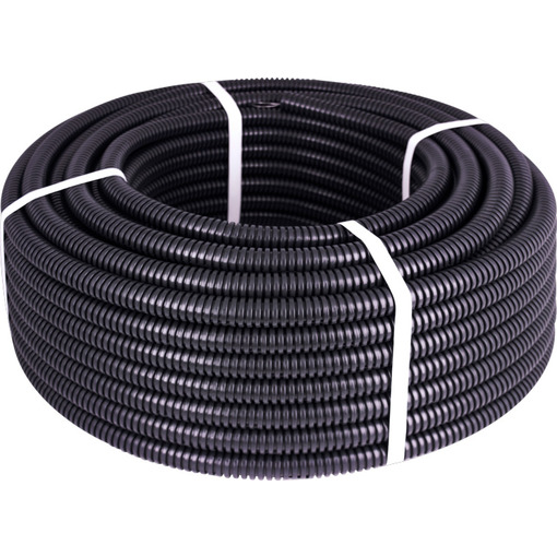 Труба гофрована важка (750Н) egtube.pro.11.16 (25м).black,чорна "E.NEXT" s028044b