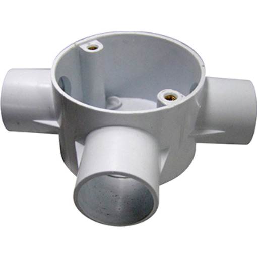 Коробка e.pipe.3.db.stand.16 сполучна трубна, 3 введення, d16мм "E.NEXT" s7035001