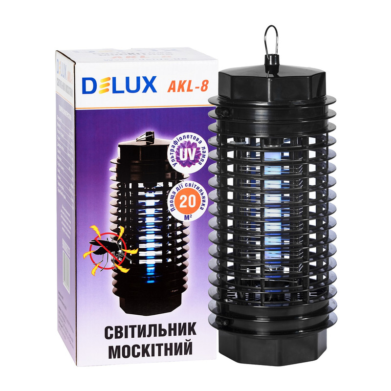 Светильник специальный AKL-8 1x4W ловушка для насекомых "DELUX" 90008223