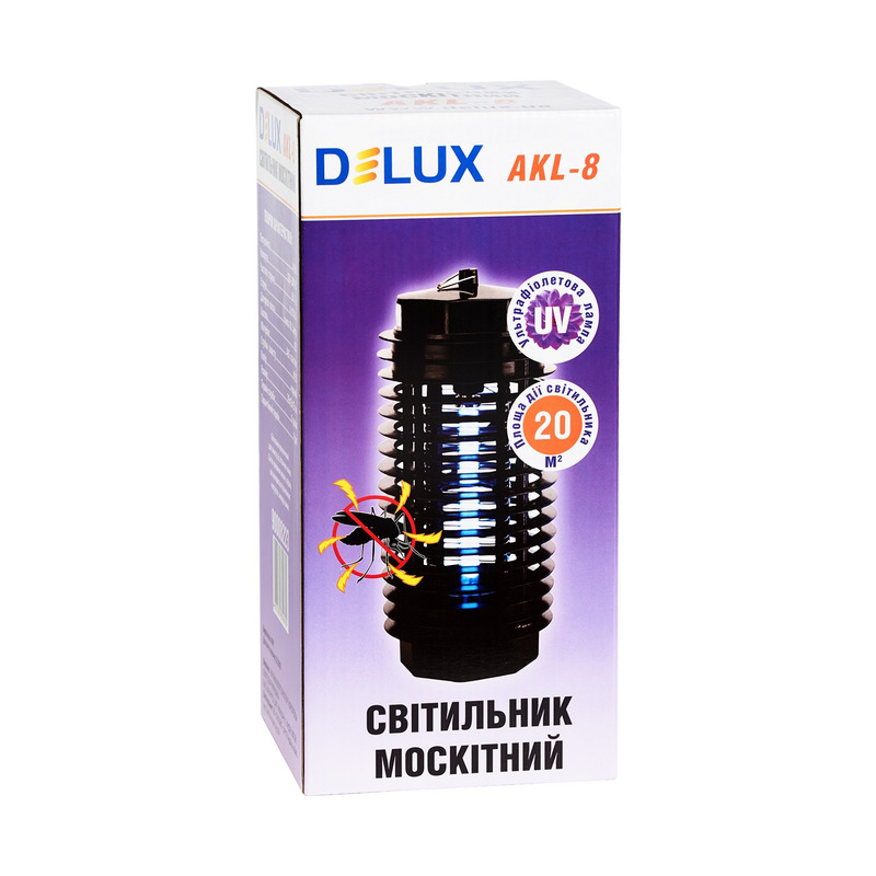Светильник специальный AKL-8 1x4W ловушка для насекомых "DELUX" 90008223