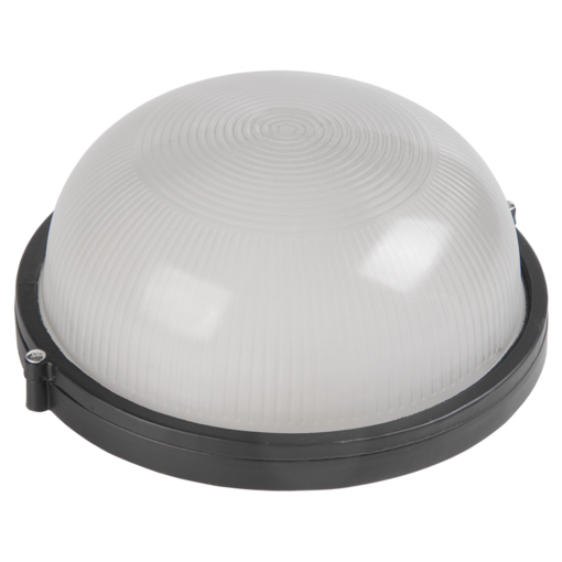 Світильник коло металевий 60W без ґрат чорний "LEMANSO" BL-1301