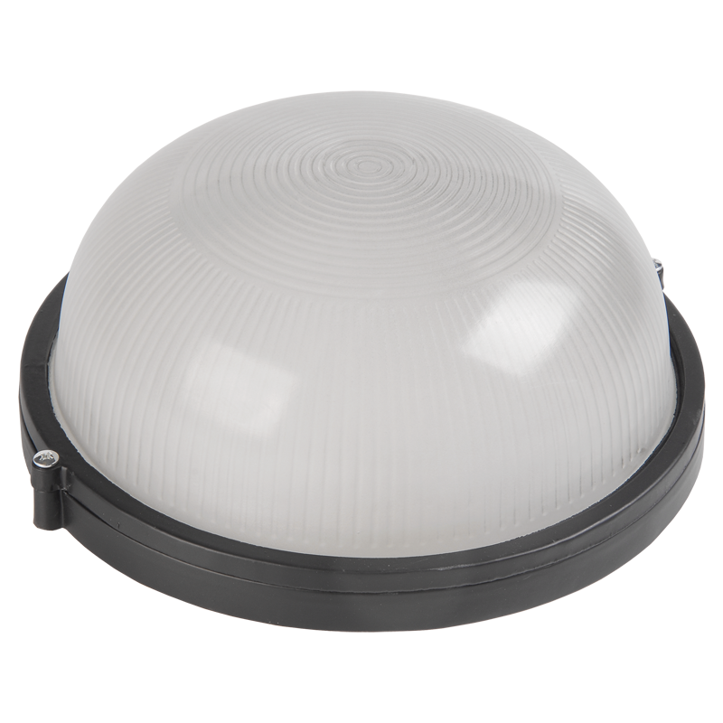 Світильник коло металевий 60W без ґрат чорний "LEMANSO" BL-1301