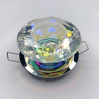 Светильник точечный JC хром (multi color crystal) "LEMANSO" ST122