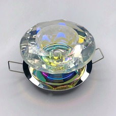 Светильник точечный JC хром (multi color crystal) "LEMANSO" ST122