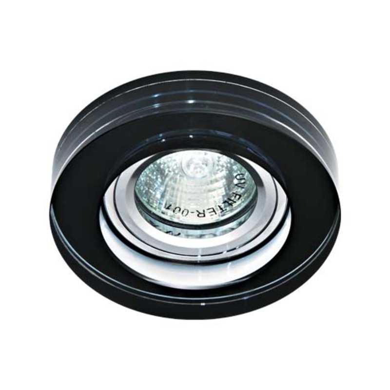 Світильник точковий MR16 50W GU5.3 чорний-хром "LEMANSO" ST150