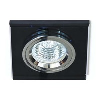 Светильник точечный MR16 50W GU5.3 черный-хром "LEMANSO" ST151