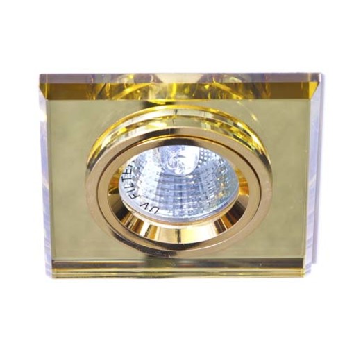 Світильник точковий MR16 50W GU5.3 жовтий-хром "LEMANSO" ST151