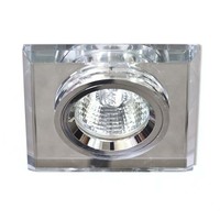 Светильник точечный MR16 50W GU5.3 прозрачный-хром "LEMANSO" ST151
