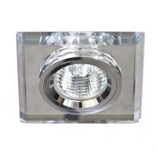 Світильник точковий MR16 50W GU5.3 прозорий-хром "LEMANSO" ST151