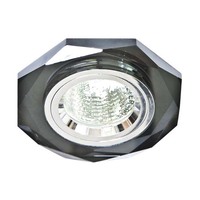 Светильник точечный MR16 50W GU5.3 черный-хром "LEMANSO" ST152