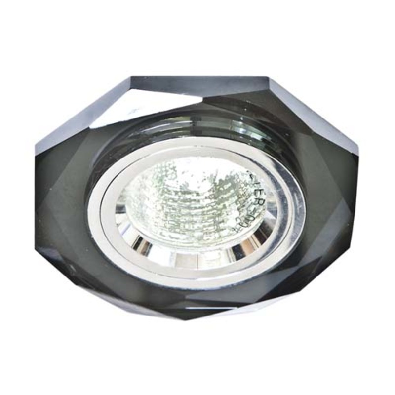 Светильник точечный MR16 50W GU5.3 черный-хром "LEMANSO" ST152