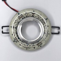 Спот белый с серебром MR16 + подсветка 3W 6500K с драйвером "LEMANSO"  ST233